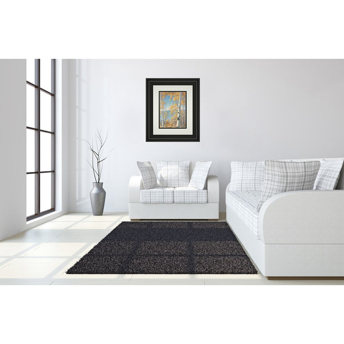 Classy Living Honey Birch II Wall Art Double Mat 34"x40", Midnight Aura