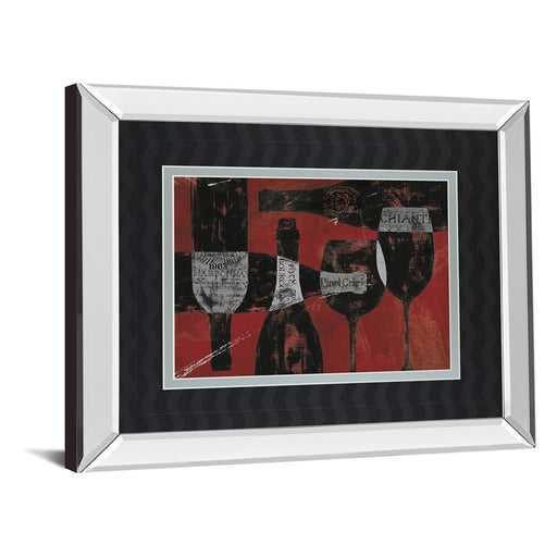 Classy Living Wine Elegance Wall Art 40"x34", Mirrored