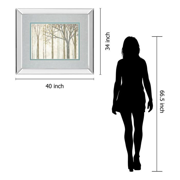 Classy Living Spring Forest Serenity Wall Art 40"x34", Mirrored
