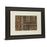 Classy Living Kuba Pattern Wall Art Double Mat 40"x34", Dark Chocolate