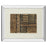 Classy Living Kuba Pattern Wall Art 40"x34", Mirrored