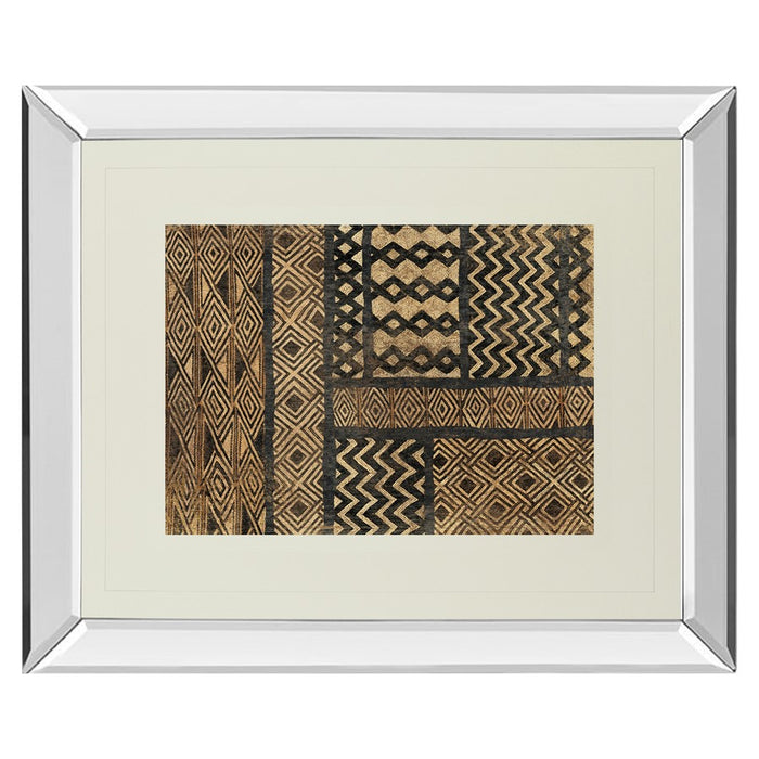 Classy Living Kuba Pattern Wall Art 40"x34", Mirrored
