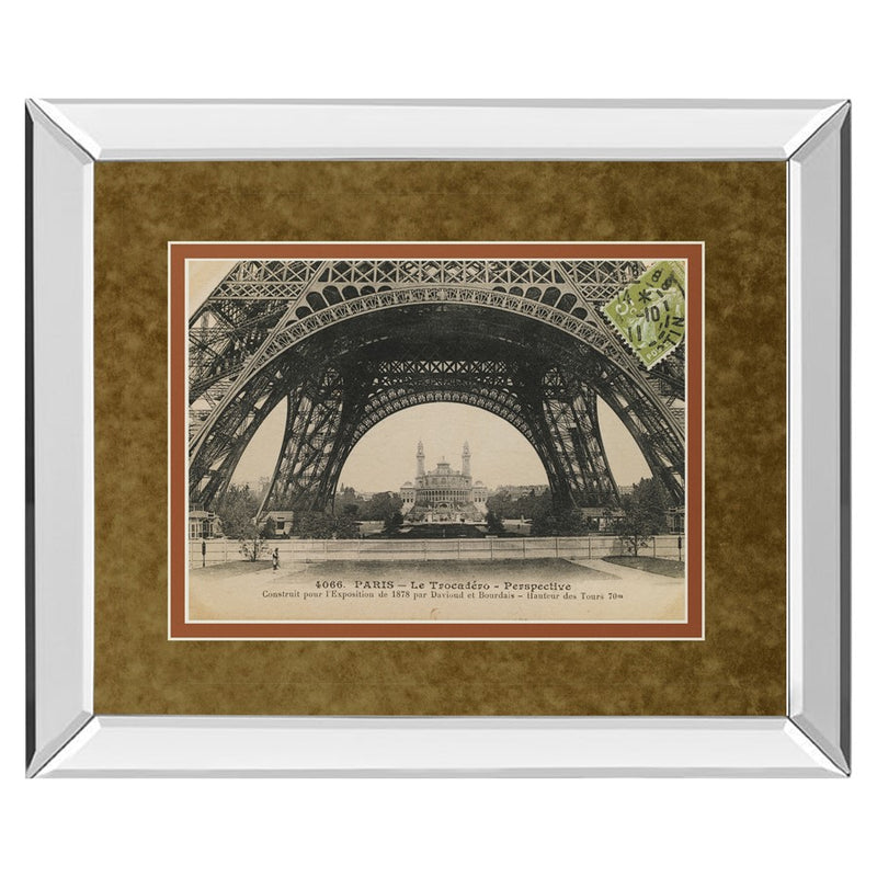 Classy Living Eiffel Base View Wall Art 40"x34", Mirrored