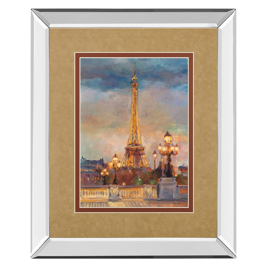 Classy Living Evening Glow Wall Art 34"x40", Mirrored