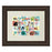 Classy Living Whimsical Alphabet Zoo Wall Art Double Mat 40"x34", Cinnamon