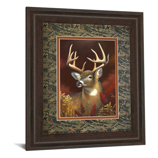 Classy Living Noble Stag Wall Art Double Mat 34"x40", Cinnamon Mocha
