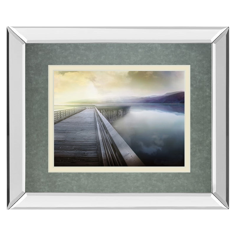 Classy Living Tranquil Pier Wall Art 40"x34", Mirrored