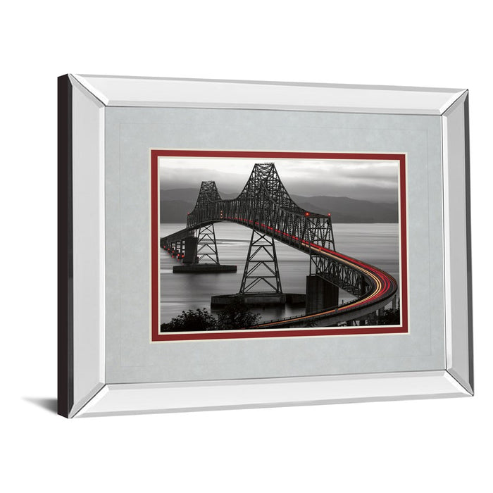 Classy Living Curved Bridge Trail Wall Art 40"x34", Mirrored
