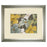 Classy Living Muted Blooms Wall Art Double Mat 40"x34", Silver