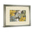Classy Living Muted Blooms Wall Art Double Mat 40"x34", Silver