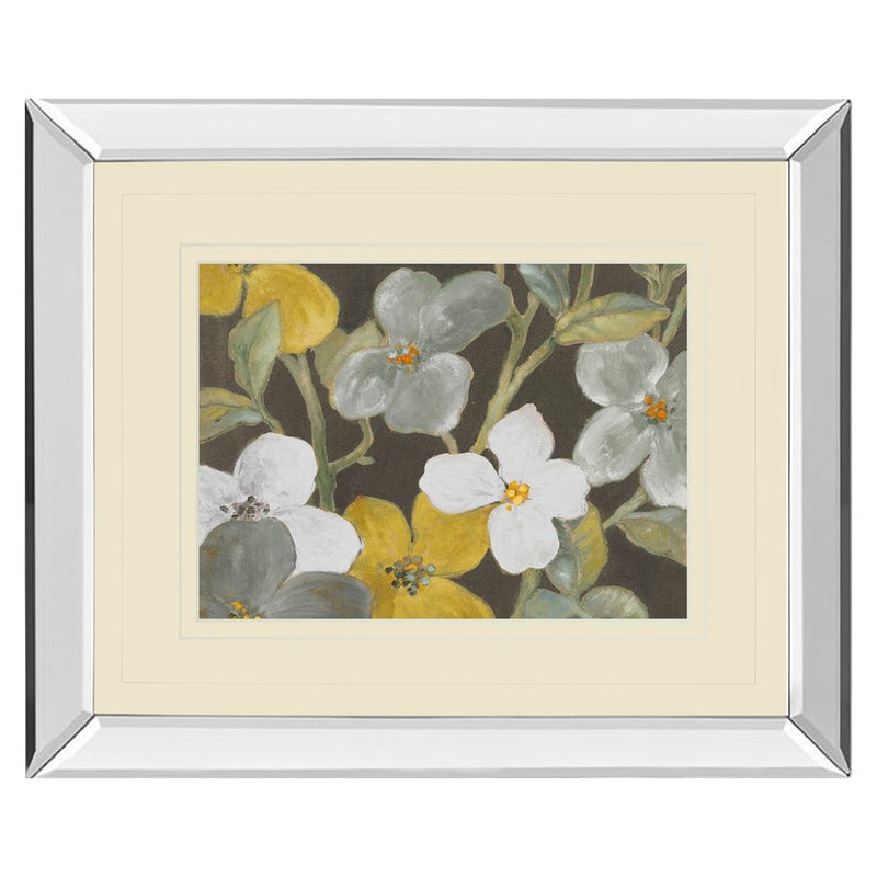 Classy Living Garden Party Gray Wall Art 40"x34", Mirrored