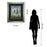 Classy Living Paris Landmarks Wall Art Double Mat 34"x40", Silver Serenity