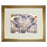 Classy Living Petal Whisper Wall Art Double Mat 40"x34", Gilded Radiance