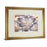 Classy Living Petal Whisper Wall Art Double Mat 40"x34", Gilded Radiance