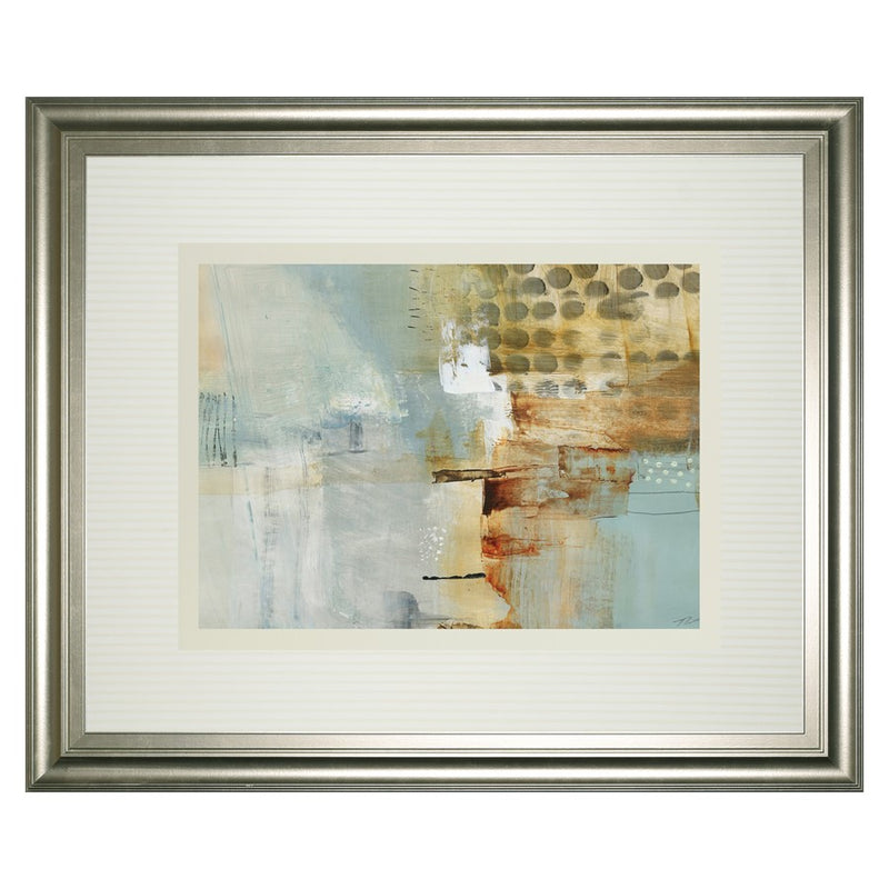 Classy Living Elegant Serenity Wall Art Double Mat 40"x34", Silver