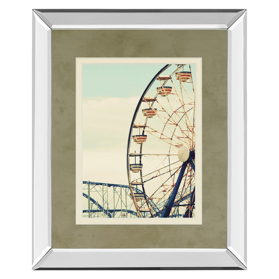 Classy Living Vintage Ferris Wheel Wall Art 34"x40", Mirrored