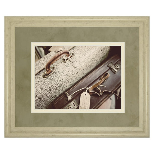 Classy Living Old Travelers Wall Art Double Mat 40"x34", Ivory Bliss