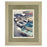 Classy Living Harbor Rowboats Wall Art Double Mat 34"x40", Ivory Bliss