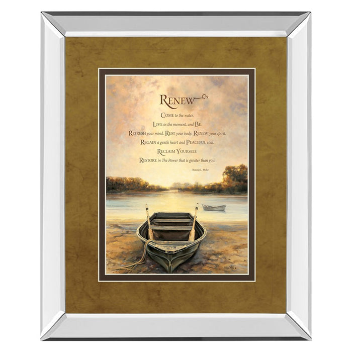 Classy Living Renewal Reflection Wall Art 34"x40", Mirrored