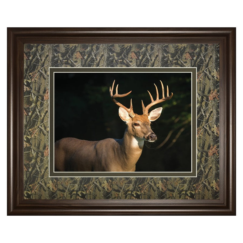 Classy Living White Tall Majesty Wall Art Double Mat 40"x34", Cinnamon