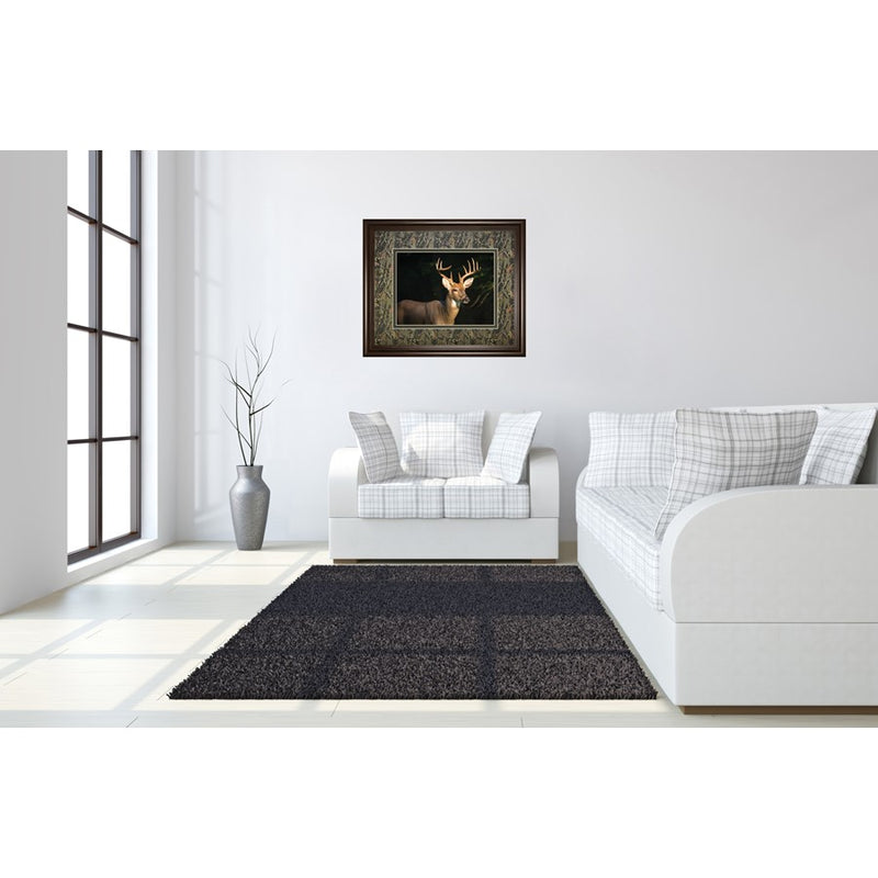 Classy Living White Tall Majesty Wall Art Double Mat 40"x34", Cinnamon