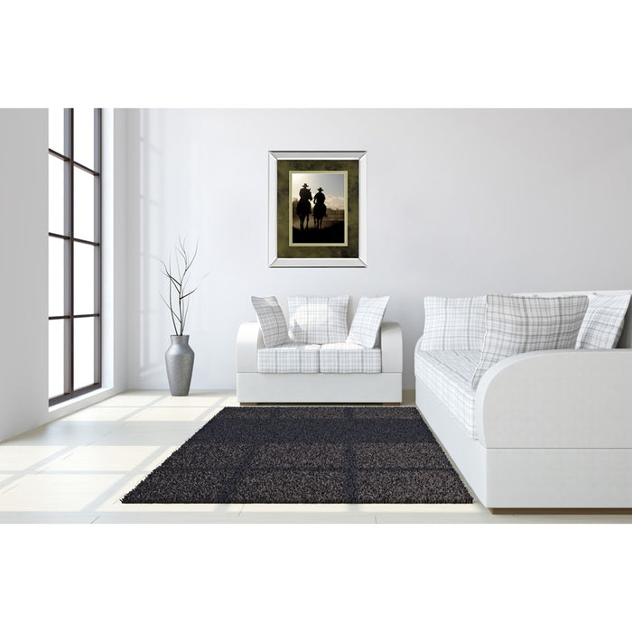 Classy Living Cavalier Silhouettes Wall Art 34"x40", Mirrored