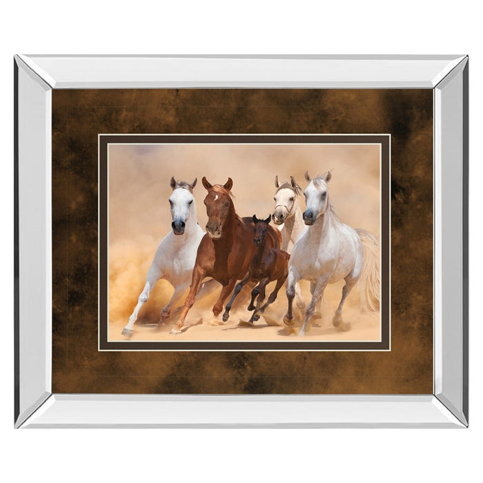 Classy Living Galloping Freedom Wall Art 40"x34", Mirrored
