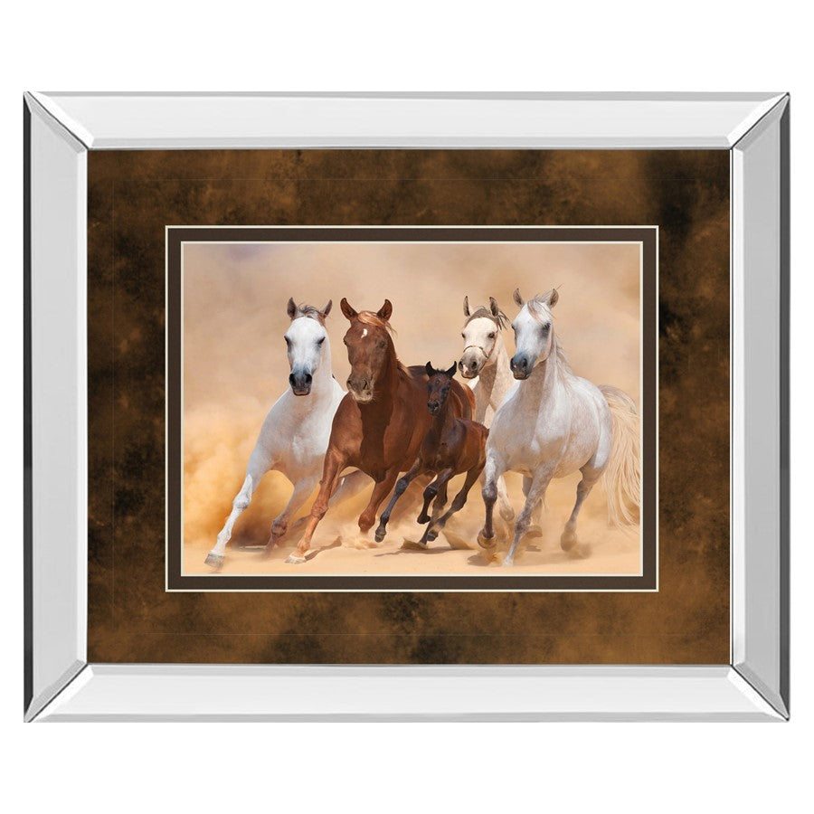 Classy Living Galloping Freedom Wall Art 40"x34", Mirrored