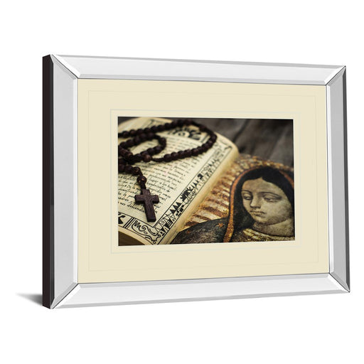 Classy Living Rosary Reflection Wall Art 40"x34", Mirrored