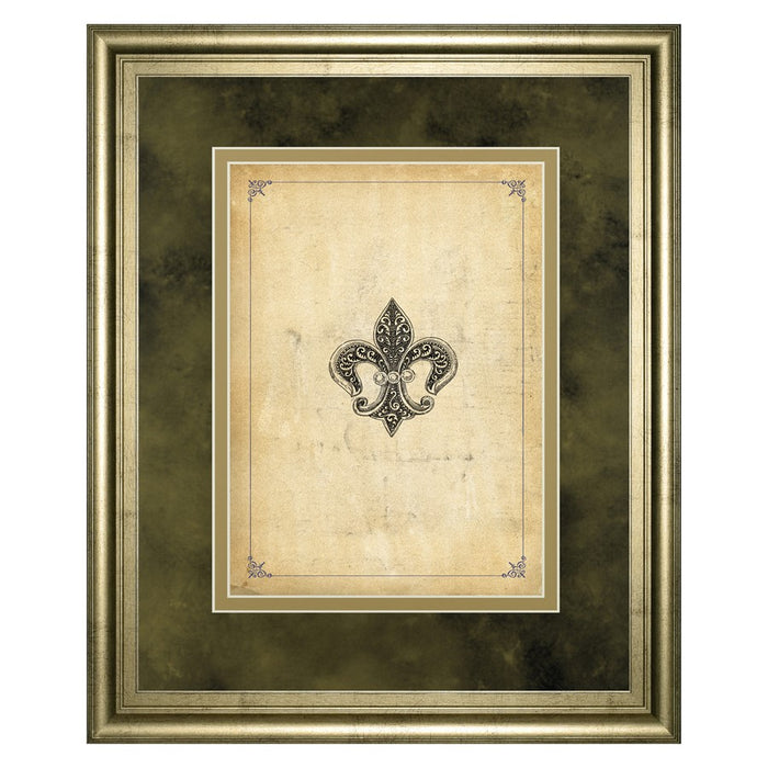 Classy Living Regal Emblem Wall Art Double Mat 34"x40", GiIded Radiance