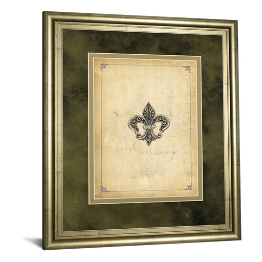 Classy Living Regal Emblem Wall Art Double Mat 34"x40", GiIded Radiance