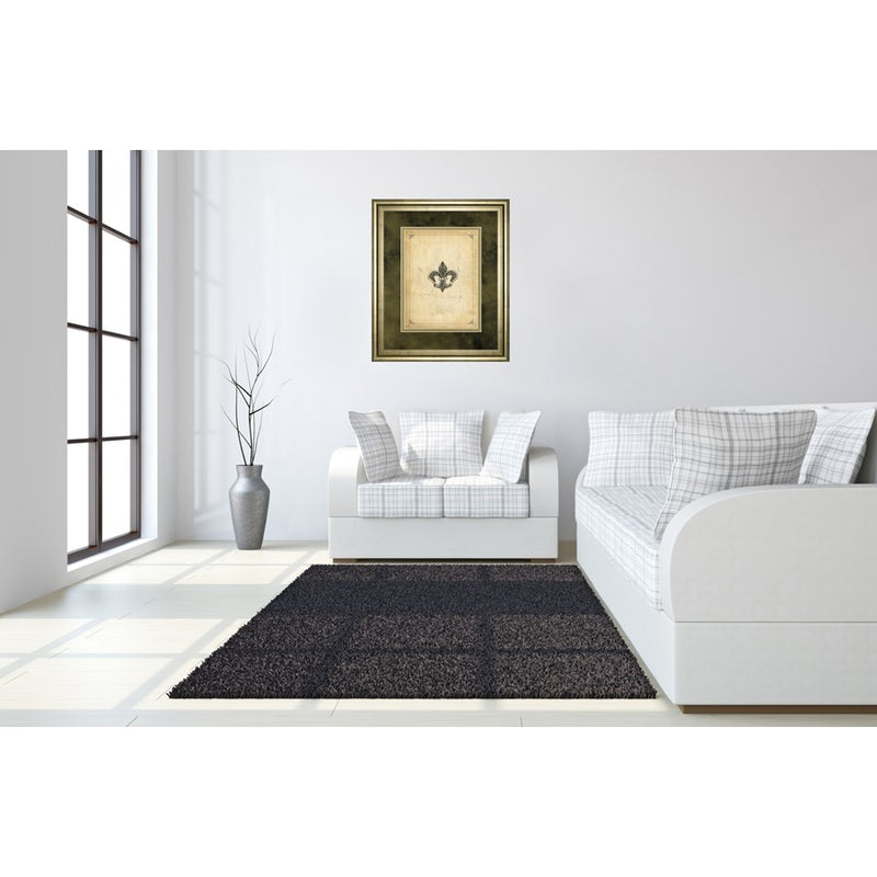Classy Living Regal Emblem Wall Art Double Mat 34"x40", GiIded Radiance