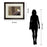 Classy Living Regal Eagle Wall Art Double Mat 40"x34", Dark Chocolate