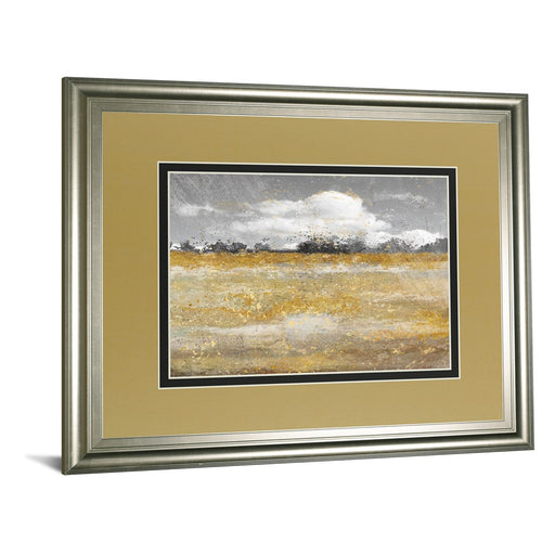 Classy Living Meadow Shimmer II Wall Art Double Mat 40"x34", Silver