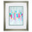 Classy Living Cool Rhizome I Wall Art Double Mat 34"x40", Silver Serenity