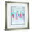 Classy Living Cool Rhizome I Wall Art Double Mat 34"x40", Silver Serenity