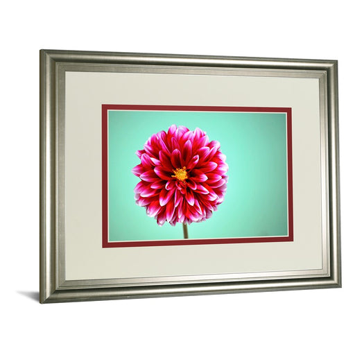 Classy Living Zenia Bloom Wall Art Double Mat 40"x34", Silver Serenity