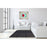 Classy Living Zenia Bloom Wall Art Double Mat 40"x34", Silver Serenity