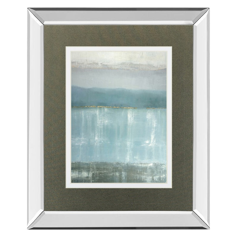 Classy Living Twilight Blues Wall Art 34"x40", Mirrored