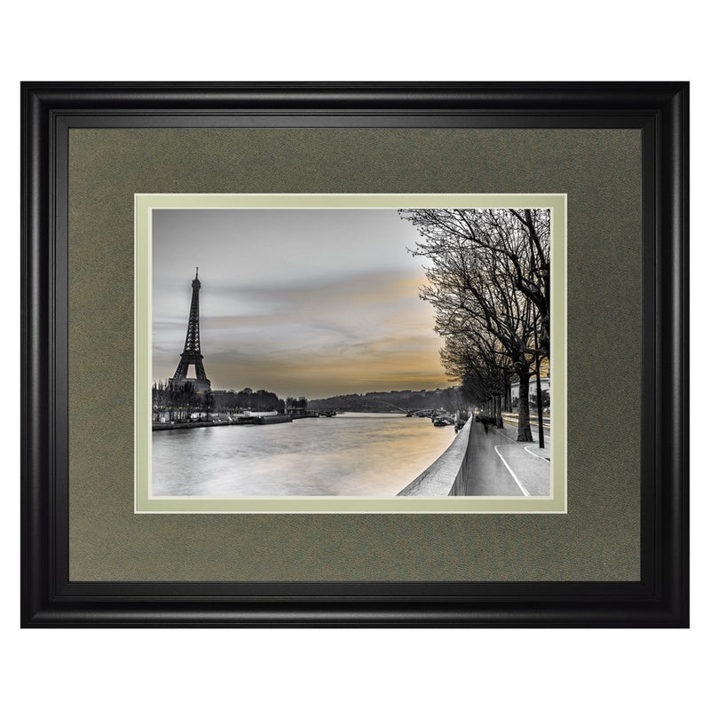 Classy Living Paris Twilight Wall Art Double Mat 40"x34", Midnight Aura