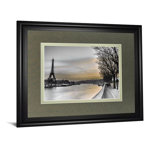 Classy Living Paris Twilight Wall Art Double Mat 40"x34", Midnight Aura