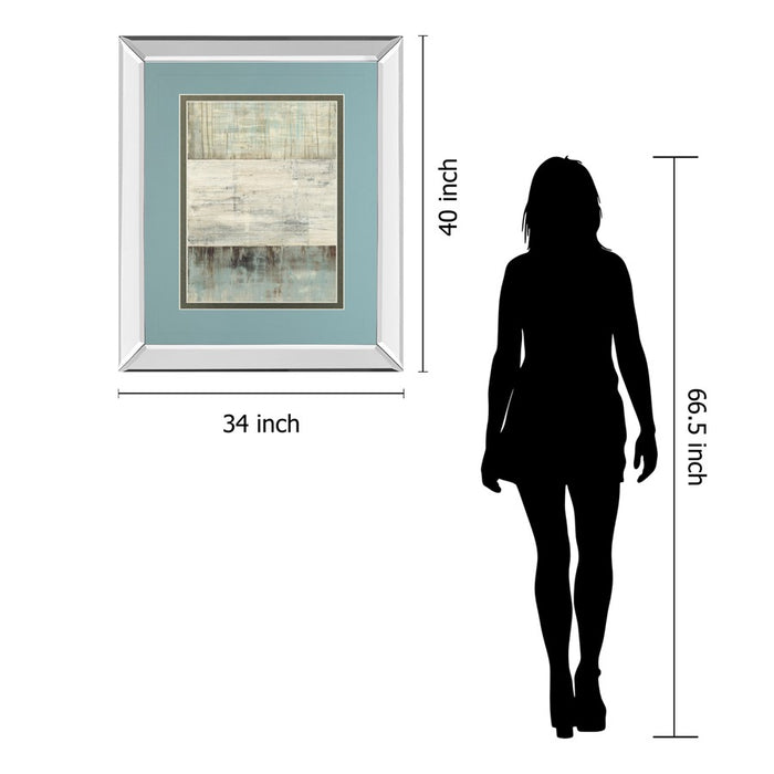 Classy Living Misty Layers Wall Art 34"x40", Mirrored