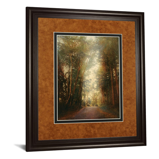 Classy Living Road of Mysteries II Wall Art Double Mat 34"x40", Chocolate