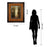 Classy Living Road of Mysteries II Wall Art Double Mat 34"x40", Chocolate