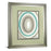 Classy Living Concentric Ovals Wall Art Double Mat 34"x40", Silver