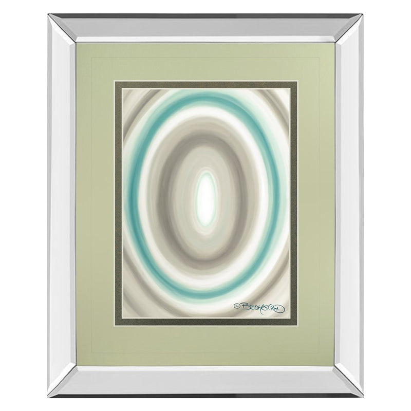 Classy Living Concentric Ovals Wall Art 34"x40", Mirrored