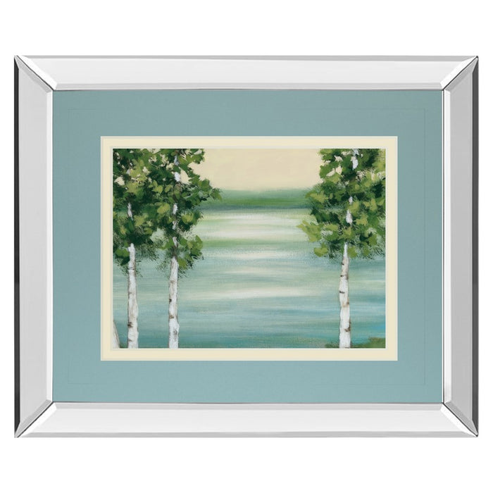 Classy Living Serene Birch Lake Wall Art 40"x34", Mirrored
