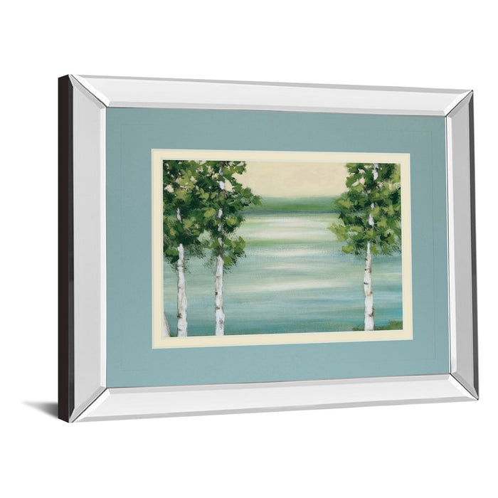 Classy Living Serene Birch Lake Wall Art 40"x34", Mirrored
