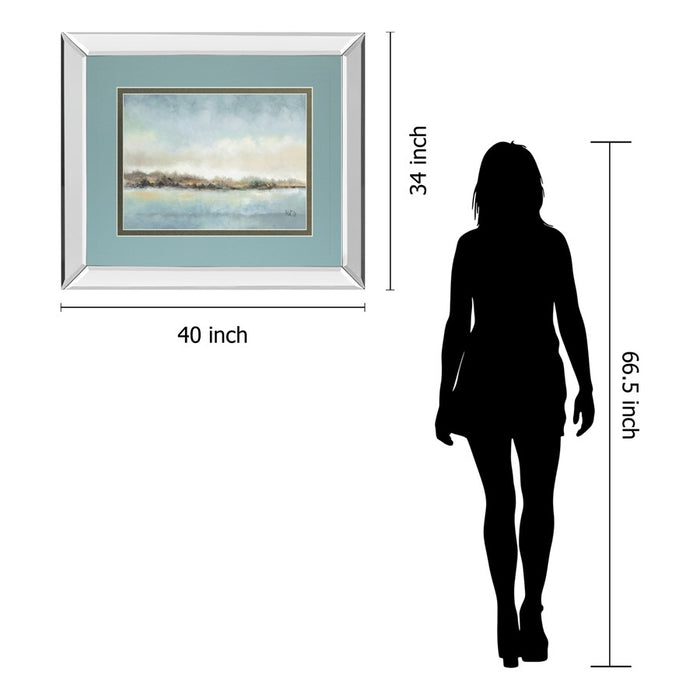 Classy Living Serene Coastline Wall Art 40"x34", Mirrored