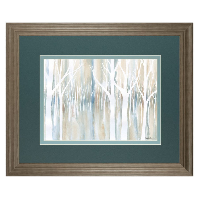 Classy Living Mystical Woods Wall Art Double Mat 40"x34", Tranquil Ash
